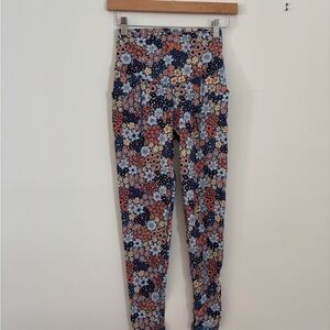 Offline by Aerie Real Me 7/8 Hi - Rise Floral Patterned Leggings